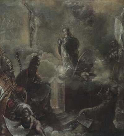 Jomfru af den ubesmittede undfangelse, 1675-85 af Juan de Valdes Leal