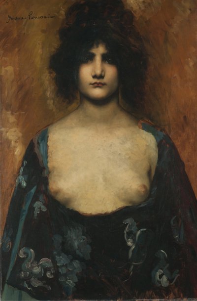 Orientalsk pige, ca 1890-1895. af Juana Romani