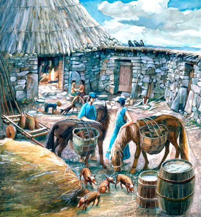 Chysauster Ancient Village, c1st-2nd century, c1990-2010 af Judith Dobie