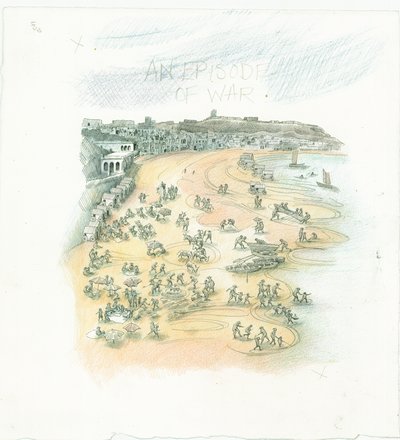 Tysk flådebombardement af Scarborough, North Yorkshire, 1914 2014. af Judith Dobie