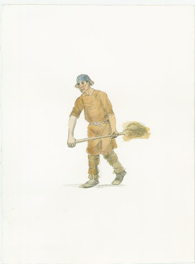 Saksisk landmand, c1066 2015. af Judith Dobie
