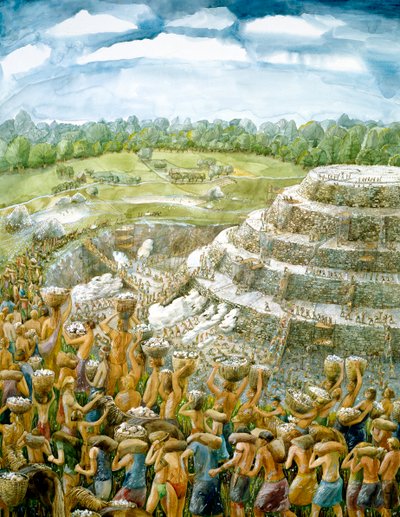 Silbury Hill, c2400BC, c1990-2010 af Judith Dobie