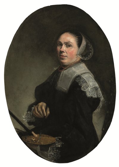 Portræt af kunstneren (olie på panel) af Judith Leyster