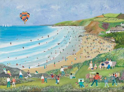 Watergate Bay, Cornwall af Judy Joel