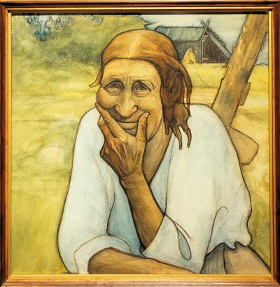 Finland, den gamle kvinde af Juho Rissanen