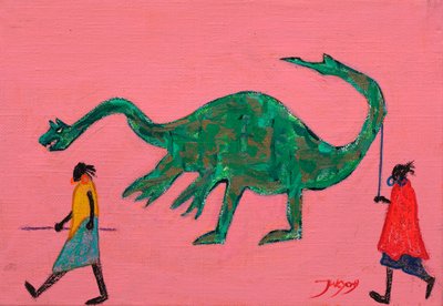 En tur blandt de primitive dinosaurer af Jukyong Park