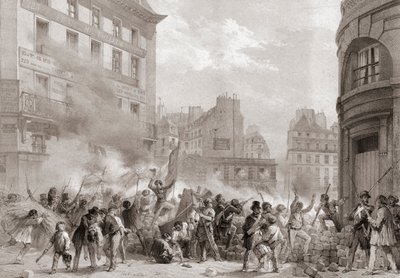 1848 Revolution, Frankrig af Jules (after) David