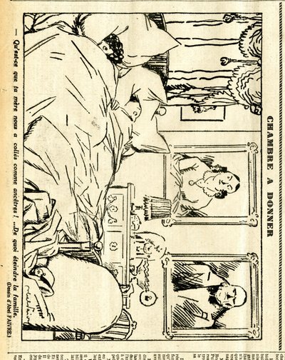 Candid, satirisk i N & B af Jules Abel Faivre