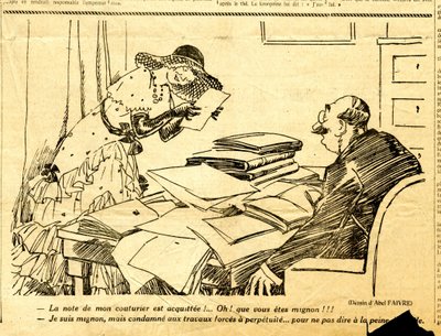 Candid, satirisk i N & B af Jules Abel Faivre
