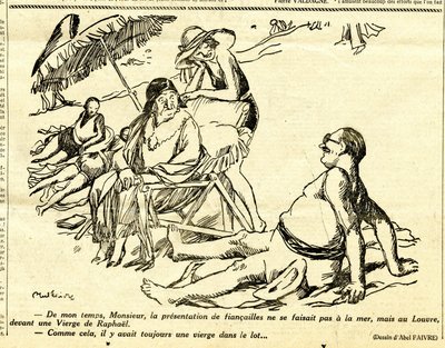 Candid, satirisk i N & B af Jules Abel Faivre