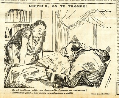 Candid, satirisk i N & B af Jules Abel Faivre