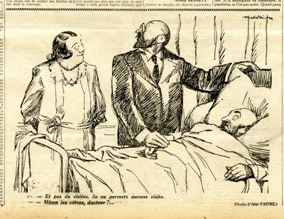 Oprigtig, satirisk i sort/hvid af Jules Abel Faivre