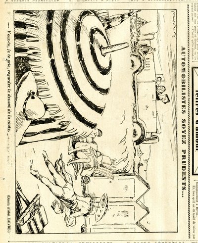 Candide, satirisk i N & B af Jules Abel Faivre