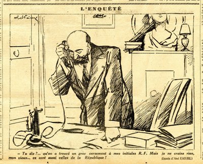 Oprigtig, satirisk i sort/hvid af Jules Abel Faivre