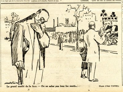 Oprigtig, satirisk i sort/hvid af Jules Abel Faivre