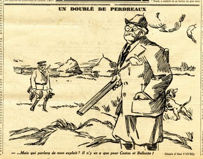 Oprigtig, satirisk i sort/hvid af Jules Abel Faivre