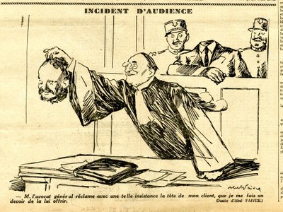 Oprigtig, satirisk i sort/hvid af Jules Abel Faivre