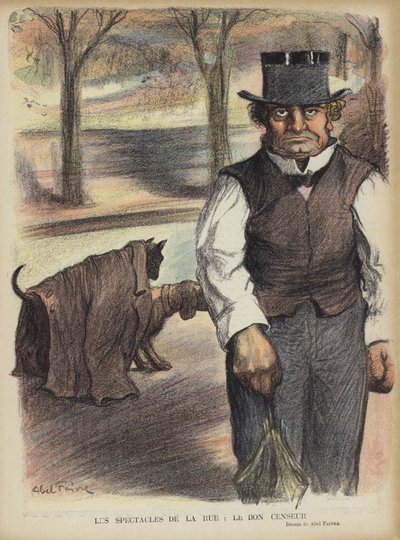 Illustration til Le Rire af Jules Abel Faivre