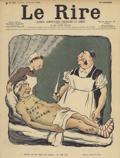 Illustration til Le Rire af Jules Abel Faivre