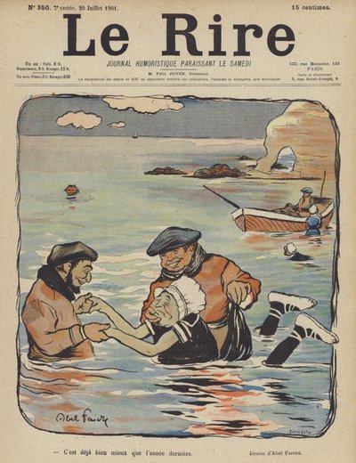 Illustration til Le Rire af Jules Abel Faivre