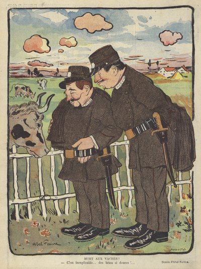 Illustration til Le Rire af Jules Abel Faivre