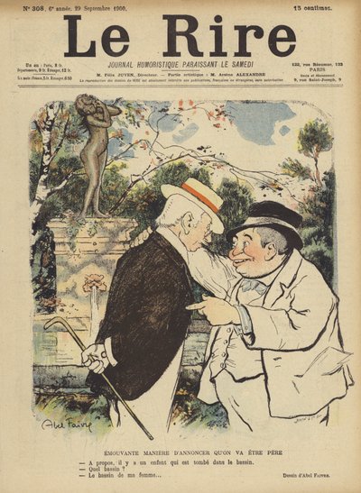 Illustration til Le Rire af Jules Abel Faivre