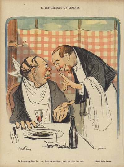 Illustration til Le Rire af Jules Abel Faivre