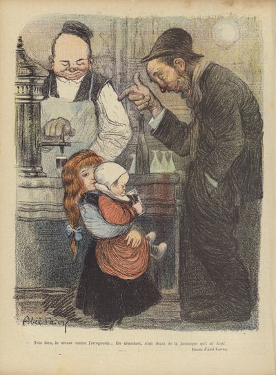 Illustration til Le Rire af Jules Abel Faivre