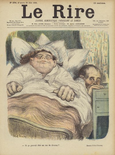 Illustration til Le Rire af Jules Abel Faivre