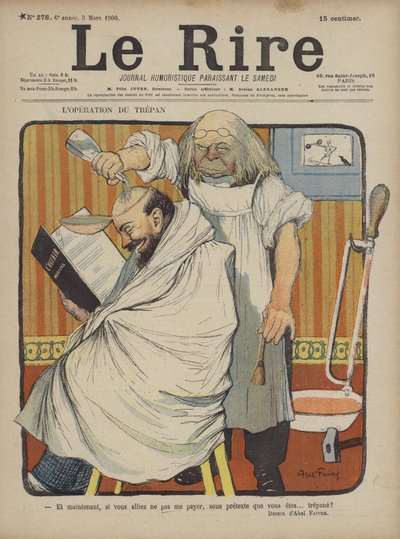 Illustration til Le Rire af Jules Abel Faivre