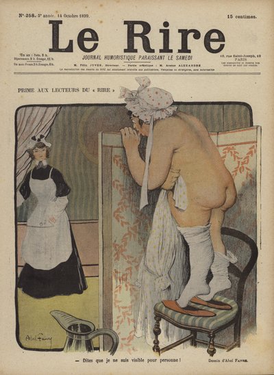 Illustration til Le Rire af Jules Abel Faivre