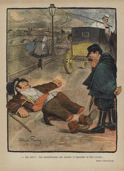 Illustration til Le Rire af Jules Abel Faivre