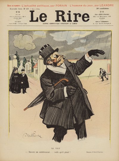 Illustration til Le Rire af Jules Abel Faivre