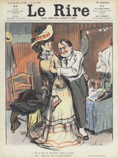 Illustration til Le Rire af Jules Abel Faivre