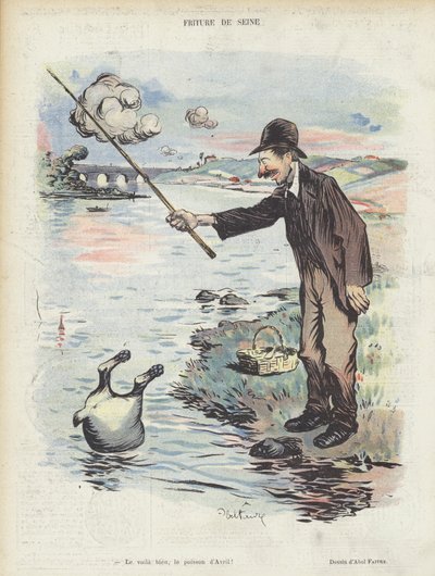 Illustration til Le Rire af Jules Abel Faivre