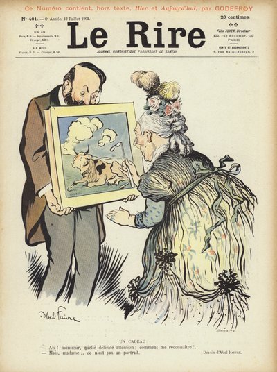 Illustration til Le Rire af Jules Abel Faivre