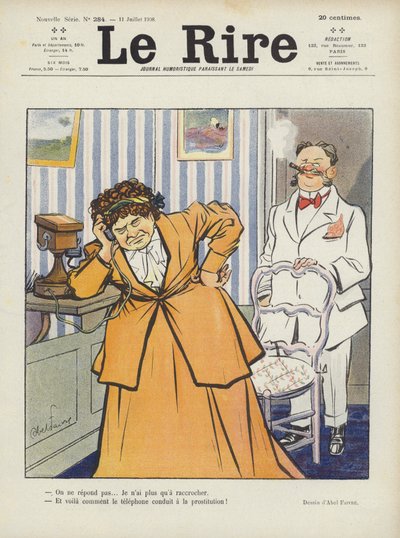 Illustration til Le Rire af Jules Abel Faivre