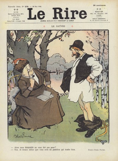 Illustration til Le Rire af Jules Abel Faivre