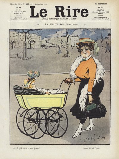 Illustration til Le Rire af Jules Abel Faivre