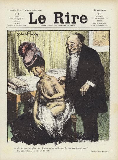 Illustration til Le Rire af Jules Abel Faivre