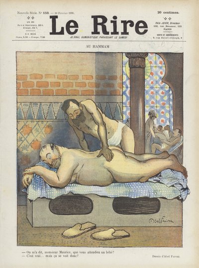 Illustration til Le Rire af Jules Abel Faivre