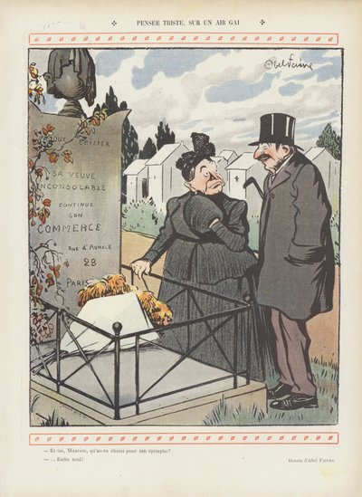 Illustration til Le Rire af Jules Abel Faivre