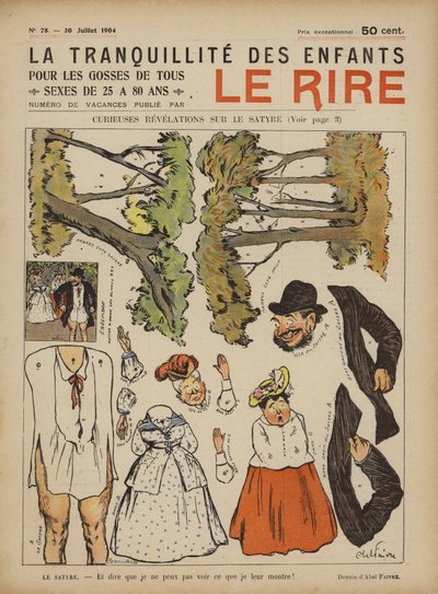 Illustration til Le Rire af Jules Abel Faivre