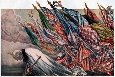 Plakat for "4th Loan de la Defense Nationale" 1918 (plakat) af Jules Abel Faivre