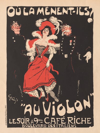 Plakatens mestre: Pl. 103 Café Reche af Jules Alexandre Grün
