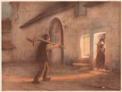 Retur fra markerne af Jules Alexis Muenier