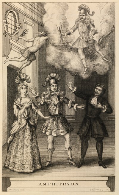 Scene fra Amfitryon af Jules Armand Hanriot
