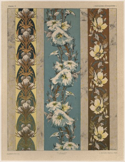 Blomster, tallerken 18, illustration fra 
