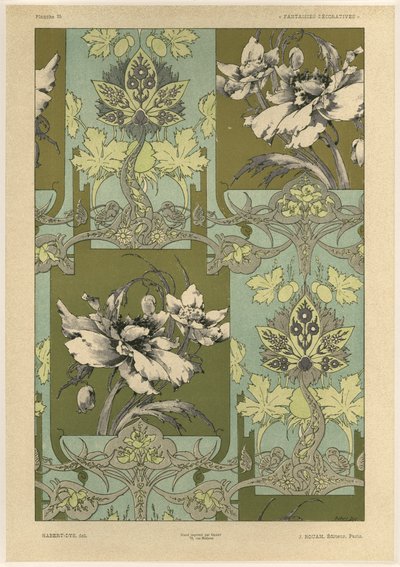 Blomster, tallerken 25 fra 