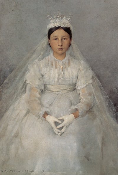 La Communiante af Jules Bastien Lepage